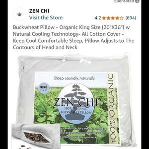 Zen Chi Organic Buckwheat Pillow